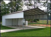 Mattoon Illinois Utility Carports and Combo Carports